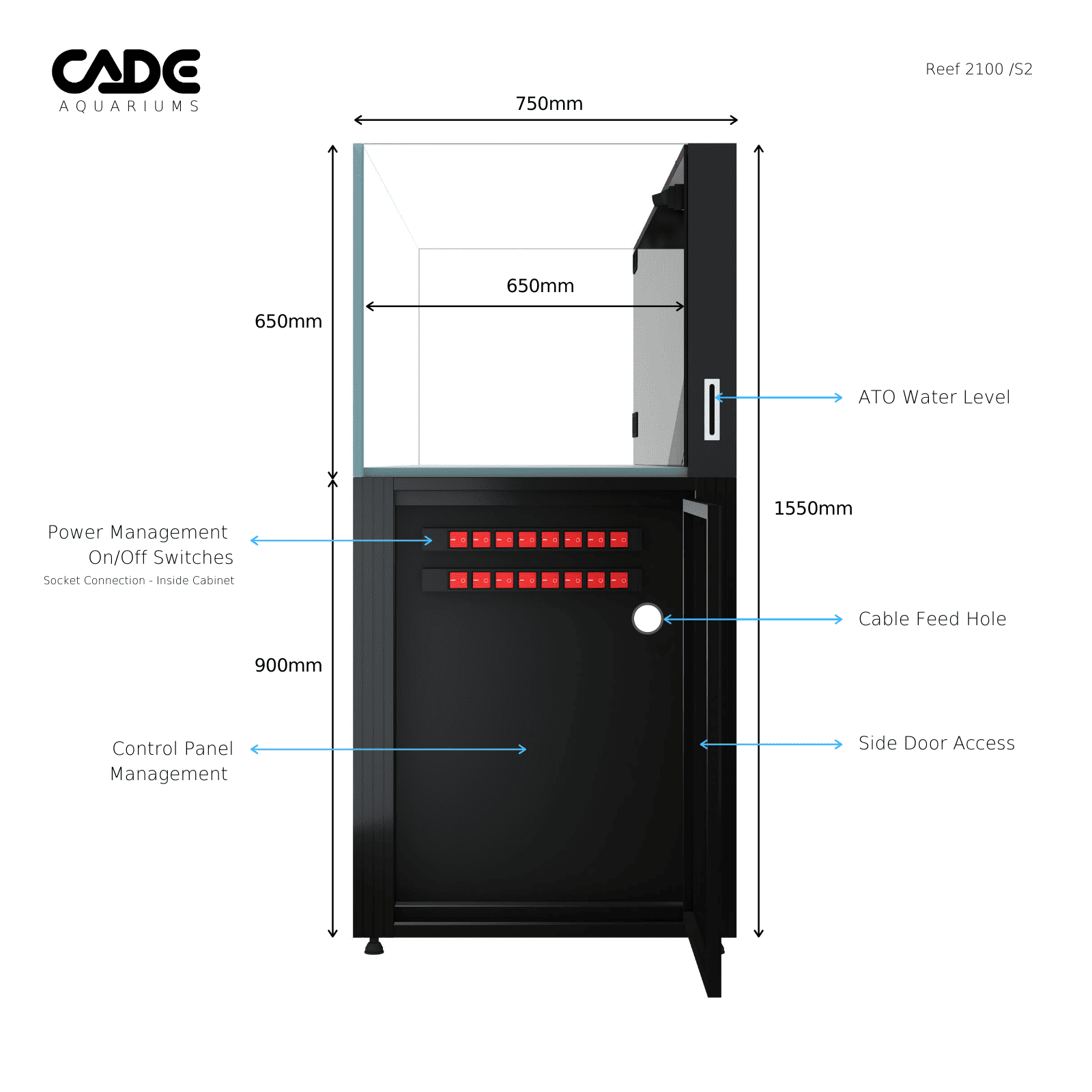 CADE PRO REEF S2 2100-12
