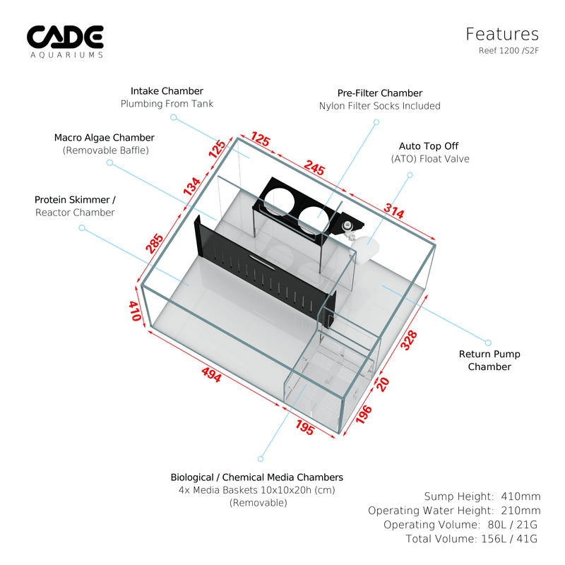 CADE PRO REEF S2/F 1200-12