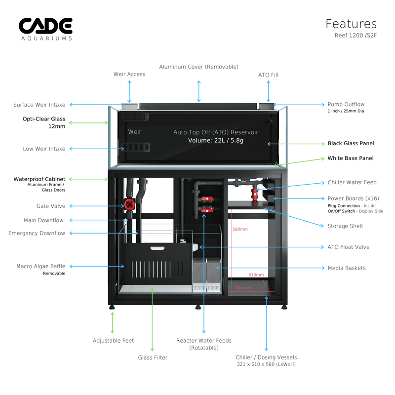 CADE PRO REEF S2/F 1200-13