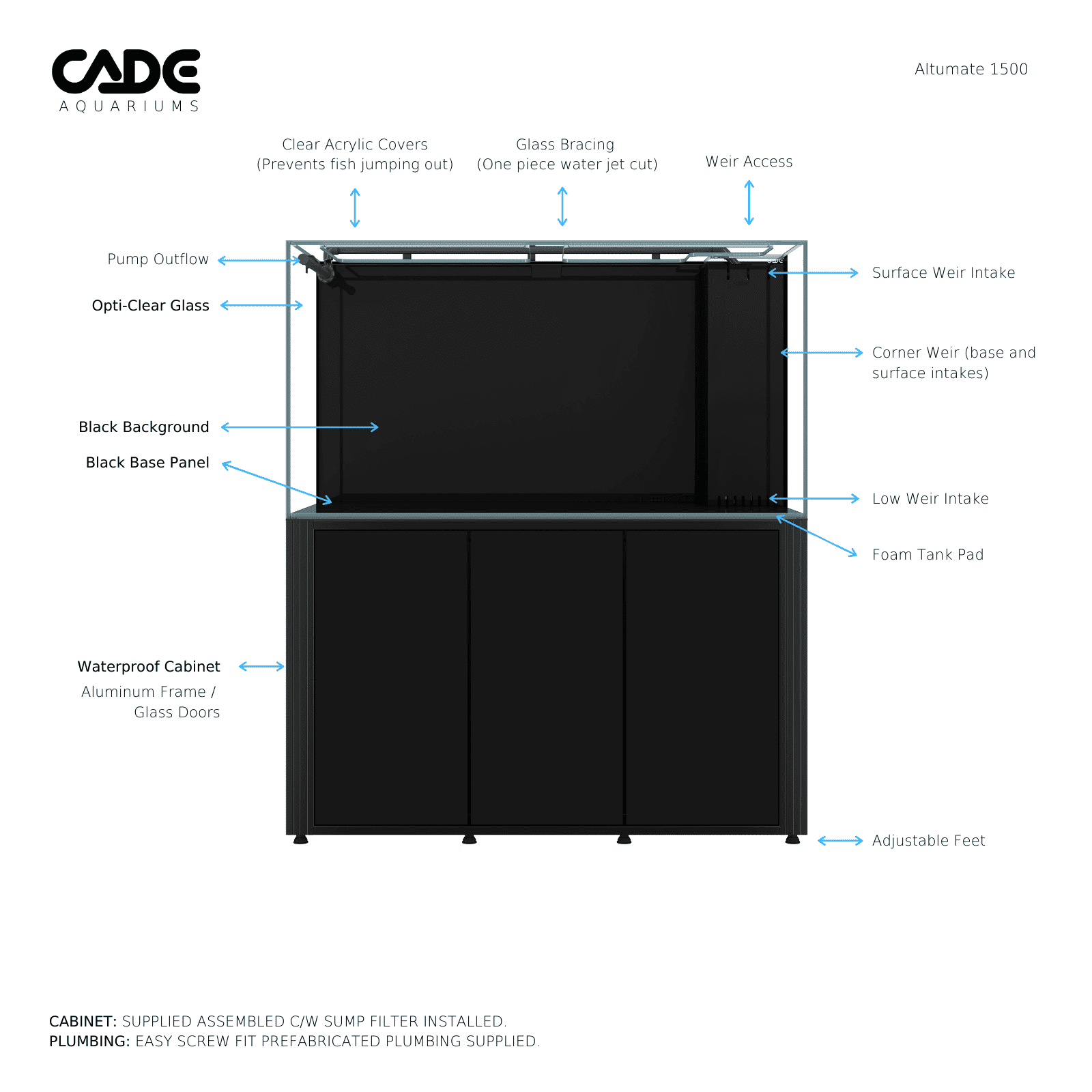 CADE ALTUMATE S2 REEF/RIVER 1500-9