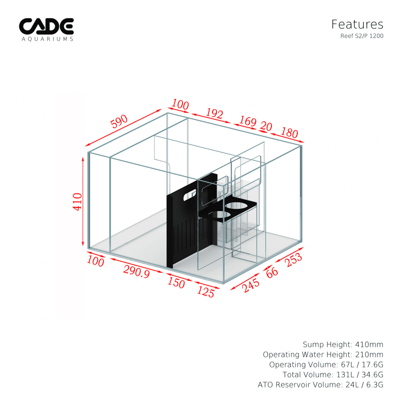 CADE PRO REEF S2/P 1200-12