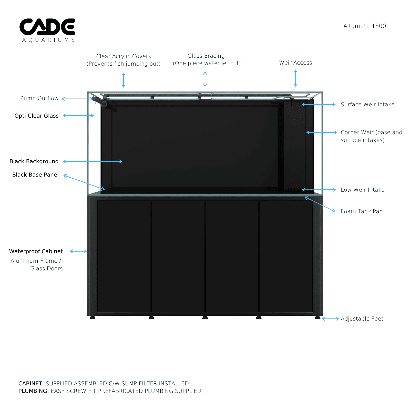 CADE ALTUMATE S2 REEF/RIVER 1800-11