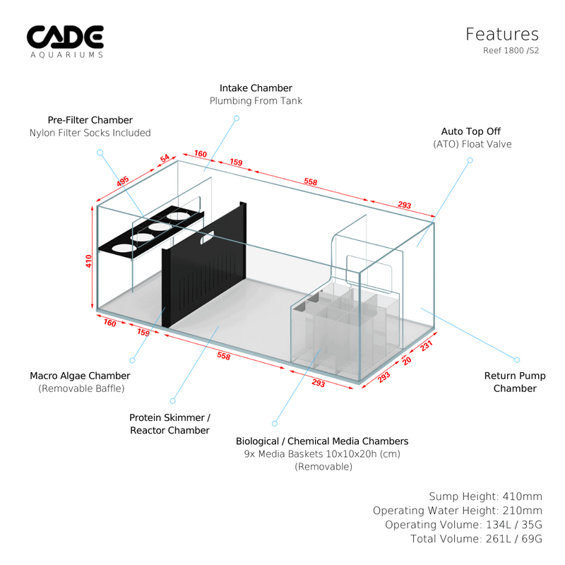 CADE PRO REEF S2 1800-26