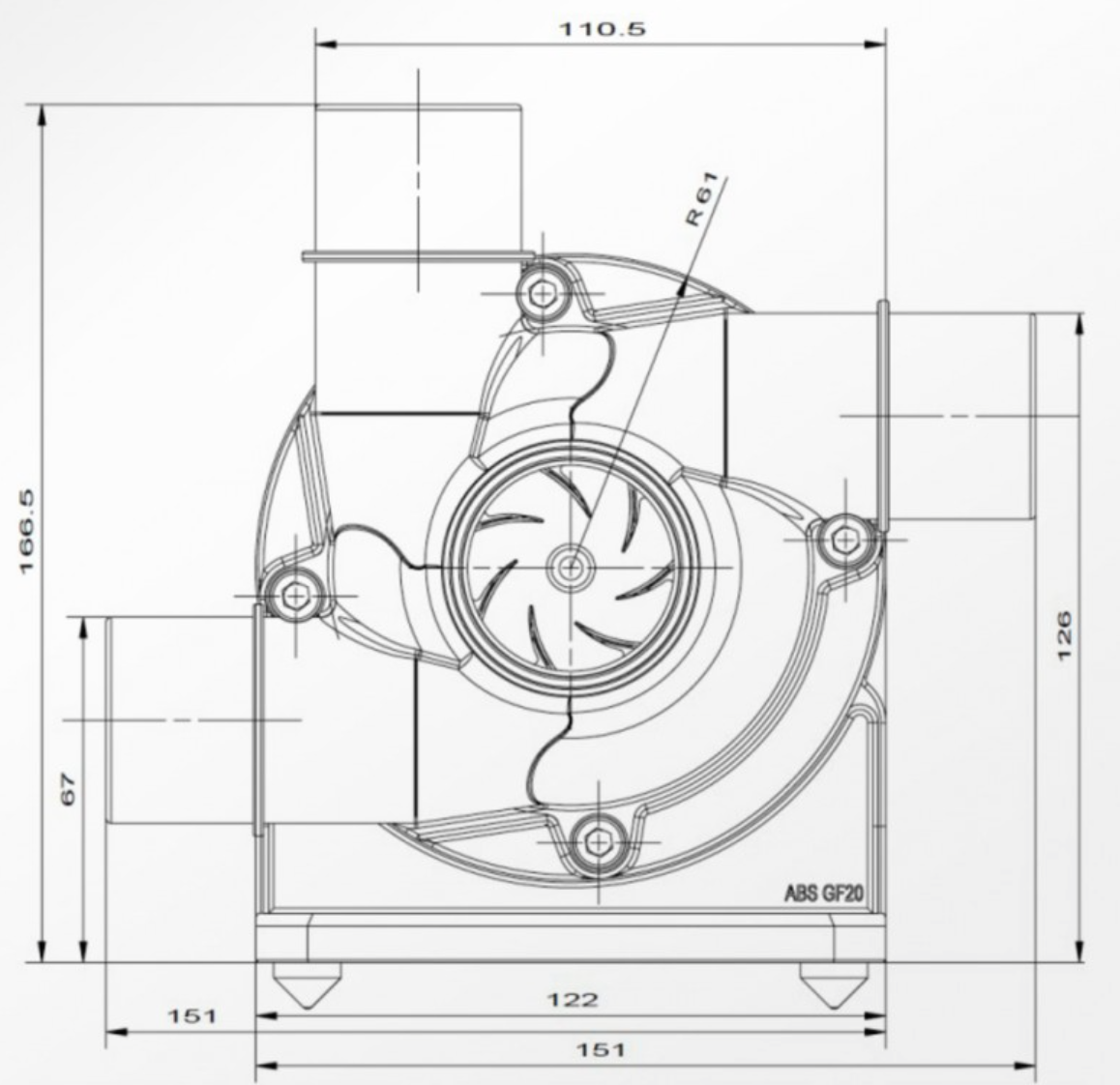 Abyzz A200 AU Water Pump 3m-6