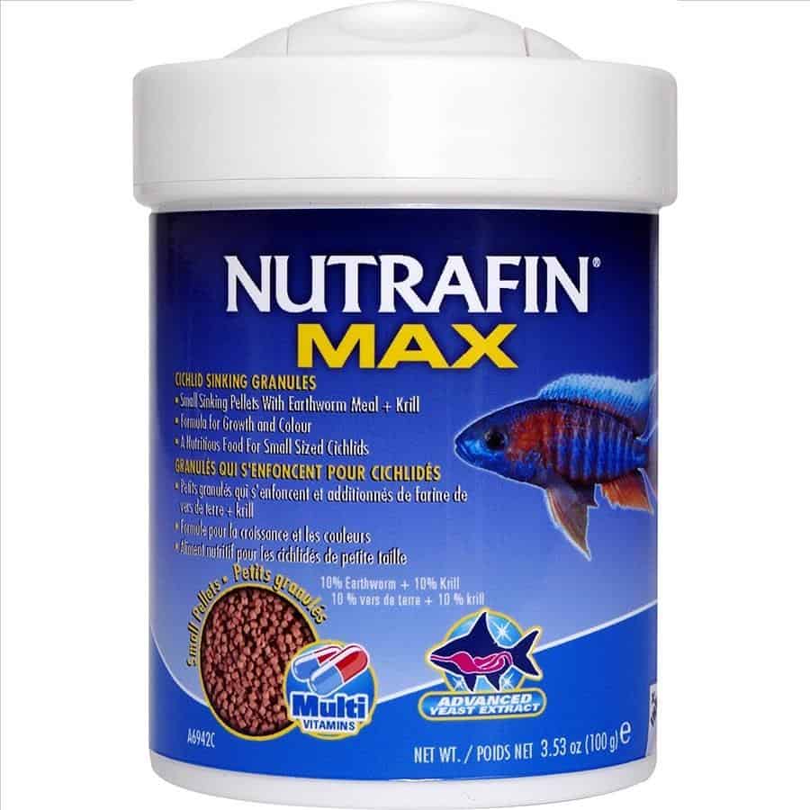 Nutrafin Max Cichlid Small Sinking Granules 100g Fish Food-1