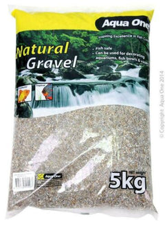 Aqua One Natural Gravel Gold Mix 5kg-1