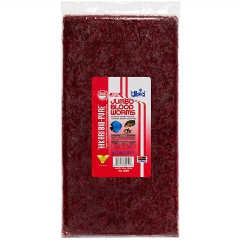 Hikari Jumbo Blood Worms 454g - Flat Pack-1