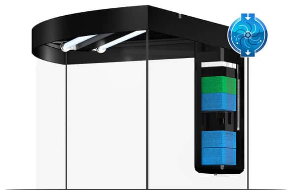 Juwel Trigon 190 LED Aquarium Light Wood-7