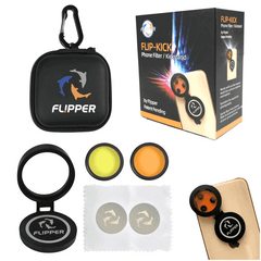 Flipper Flip-Kick Phone Filter Aquarium Reef Lens with Orange and Yellow Lenses-7