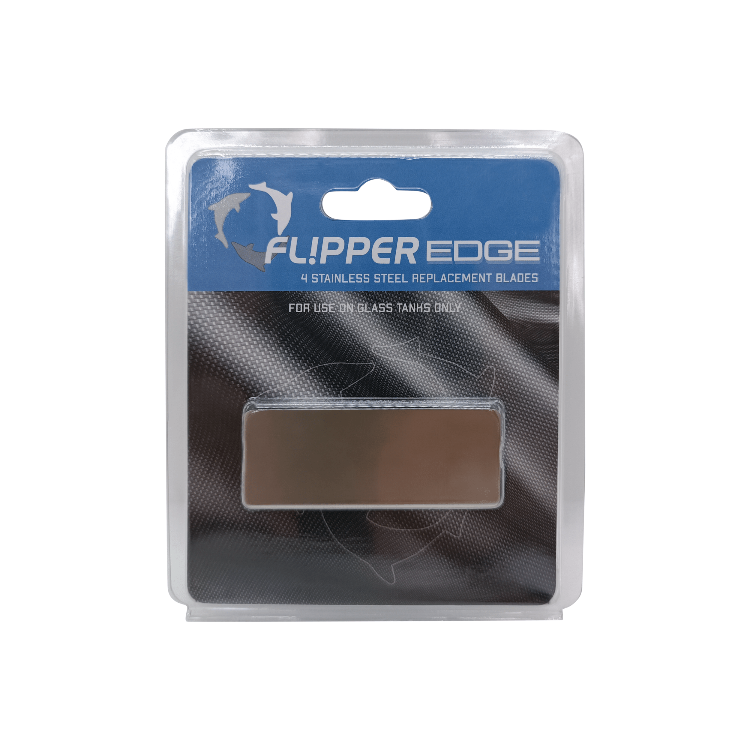 Flipper Edge Standard Stainless Steel Blades - 4pk