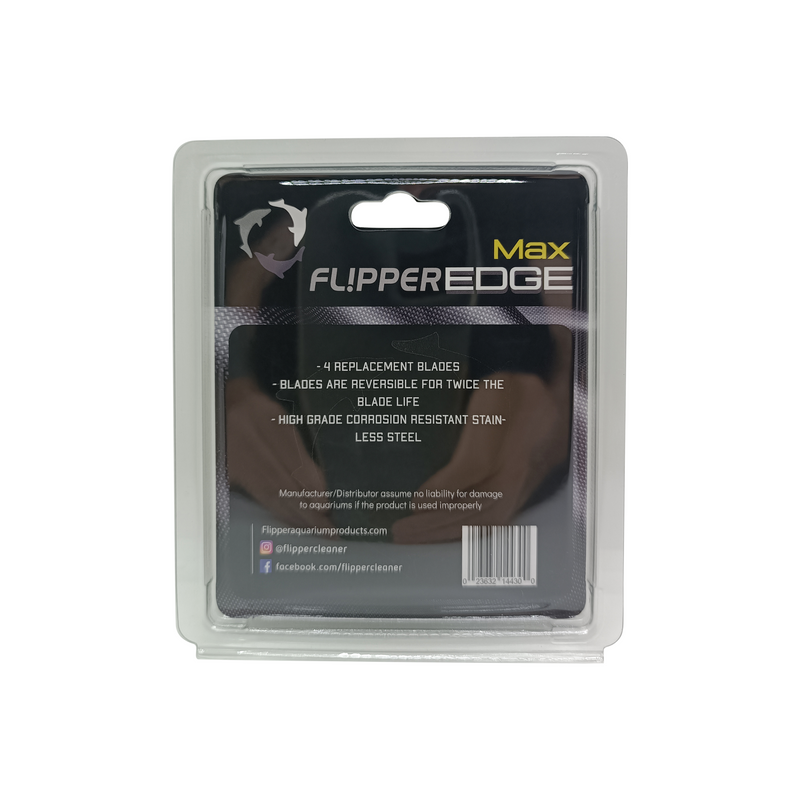 Flipper Edge MAX Stainless Steel Blades - 4pk-2