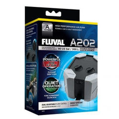 Fluval A Series Air Pump A202 Twin Outlet 300L 180-220Lh-1