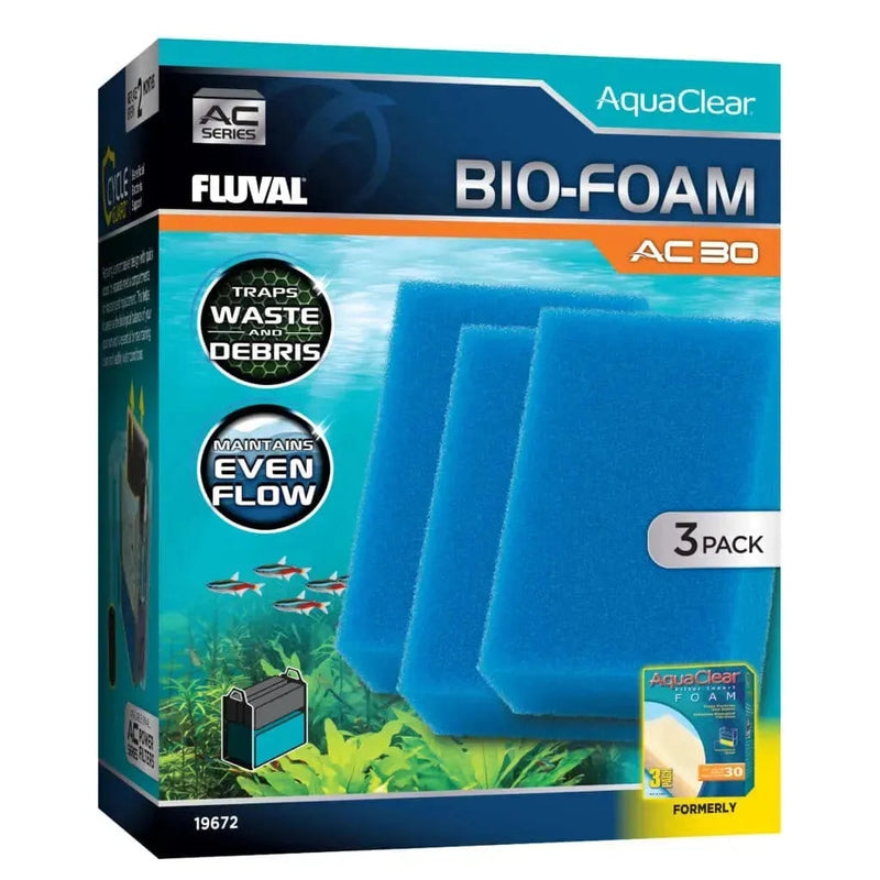 Fluval AC30 Bio Foam Blue 3 Pack-1