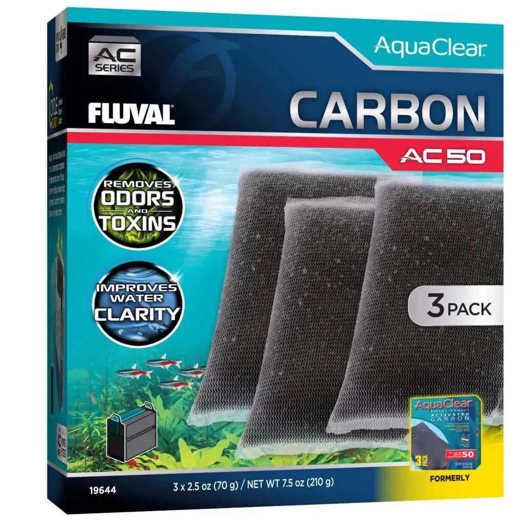 Fluval AC50 Activated Carbon Insert ( 3 Pack )-1
