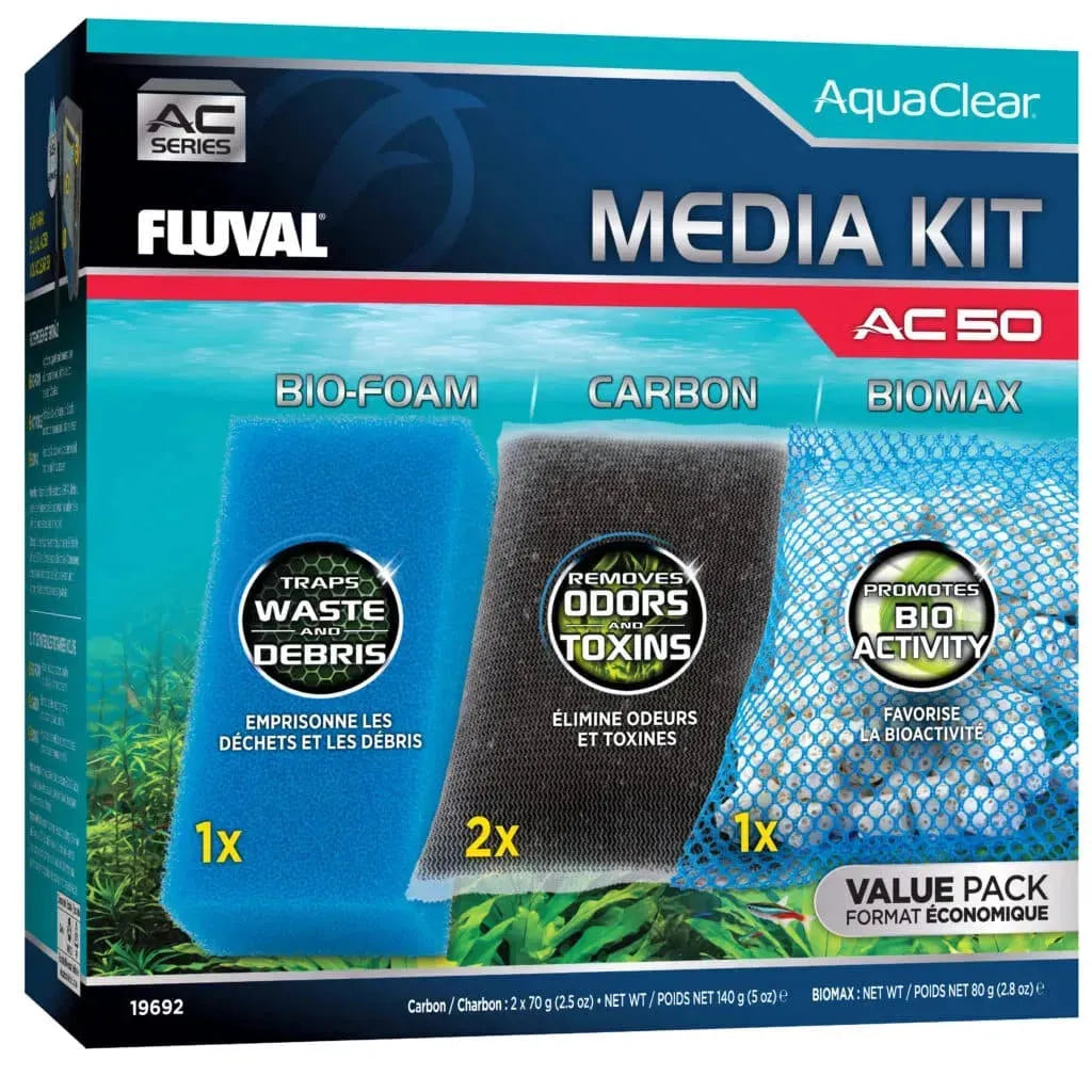 Fluval Aquaclear AC50 Filter Media Maintenance Kit