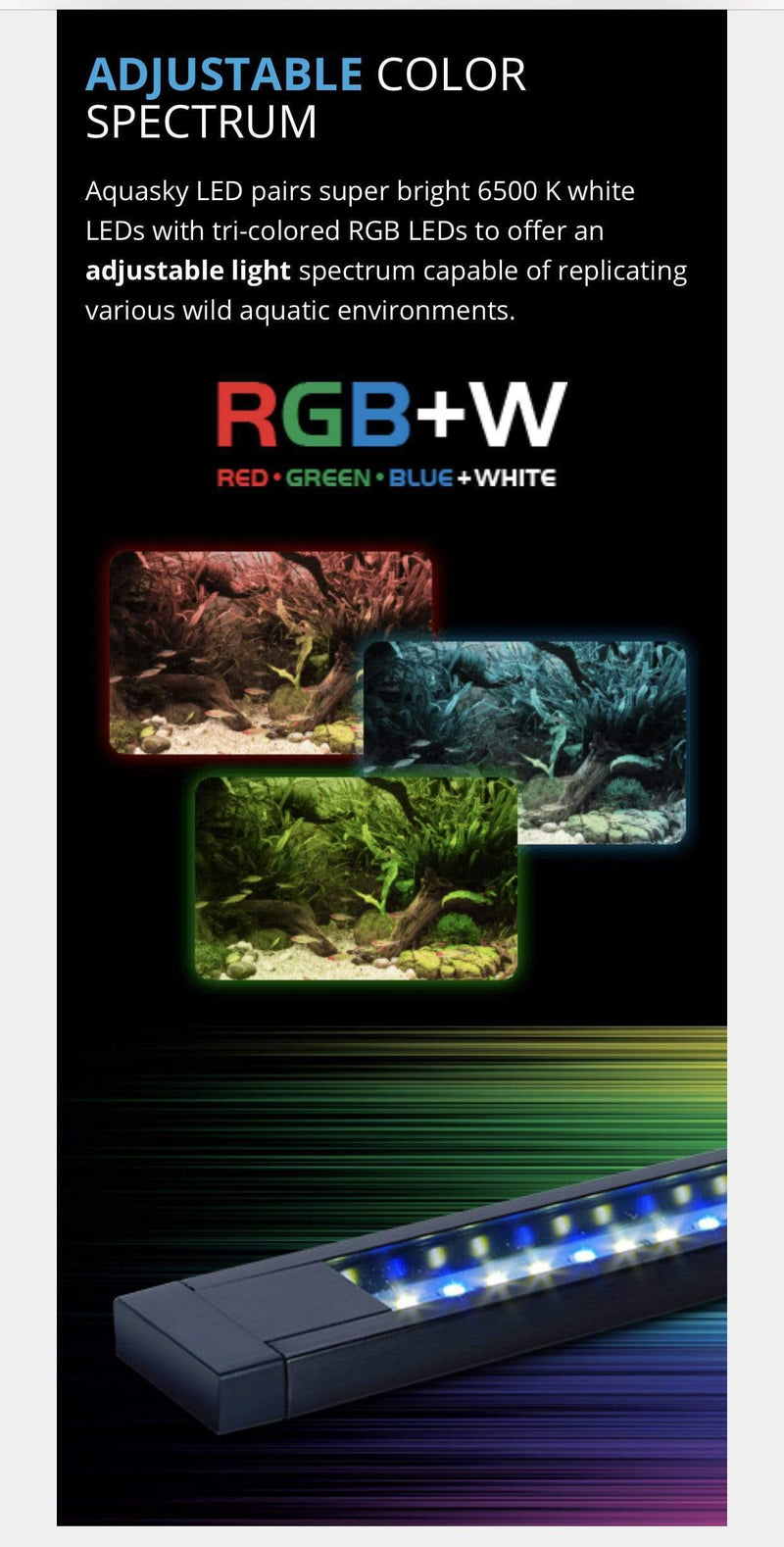 Fluval Aquasky 2.0 LED for Flex Aquarium 123L 14549-3