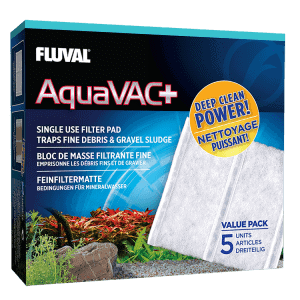 Fluval AquaVACFine Filter Pad 5 Pack-1