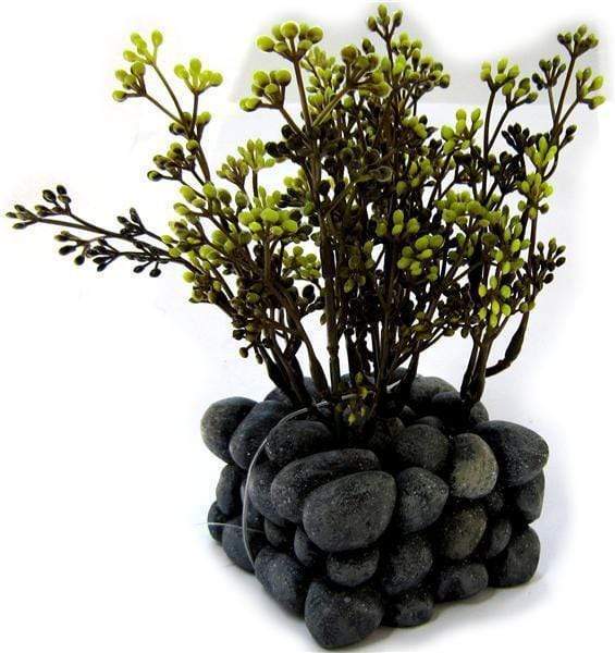 Fluval Chi Aquarium Plant with Pebble Base Ornament-1