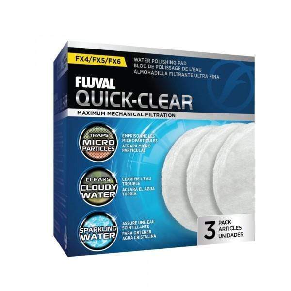 Fluval FX4/FX5/FX6 QuickClear Water Polishing Pad 3 Pack-1