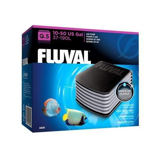Fluval Q5 Air Pump 37-190L Single Outlet 126Lh