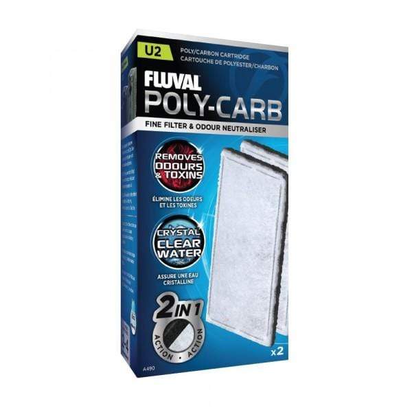 Fluval U2 Filter Poly/Carbon 2 Pack-1