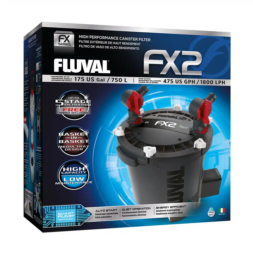 Fluval FX2 Canister Filter (1800L/h, 750L)