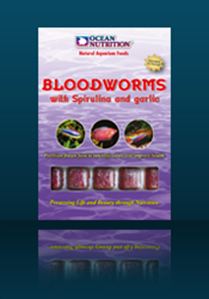 Ocean Nutrition Frozen Blood worm Spirulina Garlic 100g-1