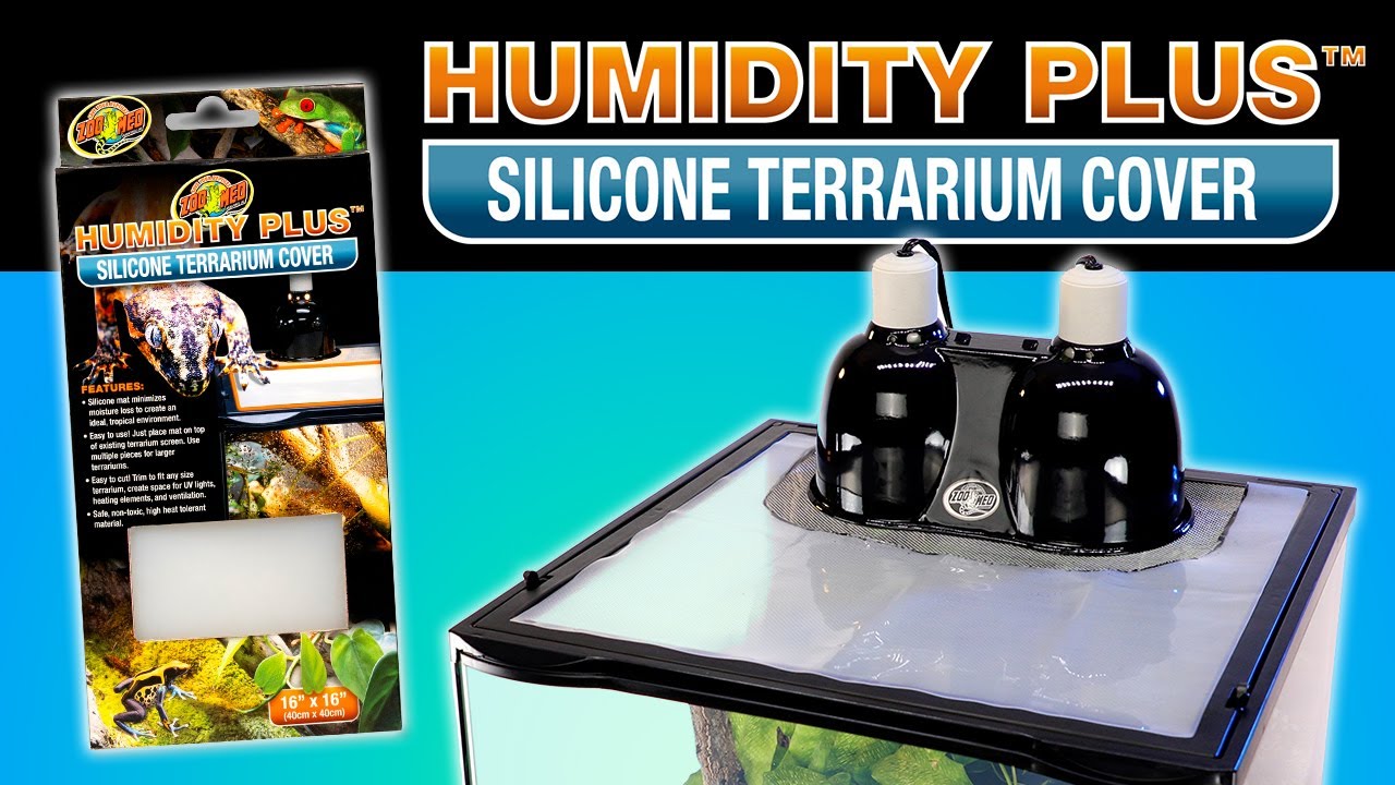 Zoo Med Humidity Plus Silicon Terrarium Cover 40x40cm