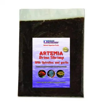 Frozen Brine Shrimp Spirulina Garlic 454g-1