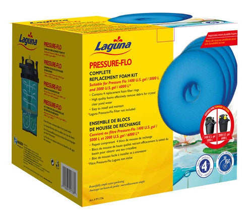Laguna Pressure Flo Foam Inserts 5000/6000/7500 4 Pack