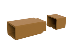 10 PACK | EZYCAVE - RECTANGLE | LIGHT BROWN-2