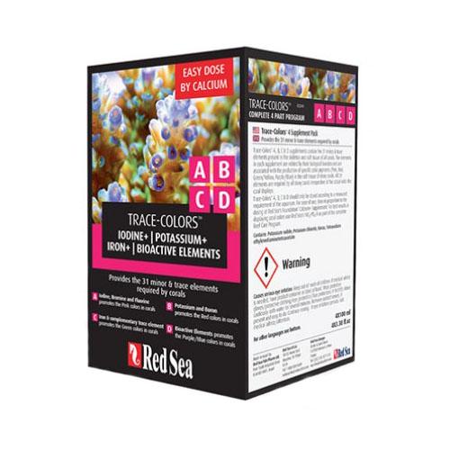 Red Sea Trace Coral Colors ABCD 4x100ml