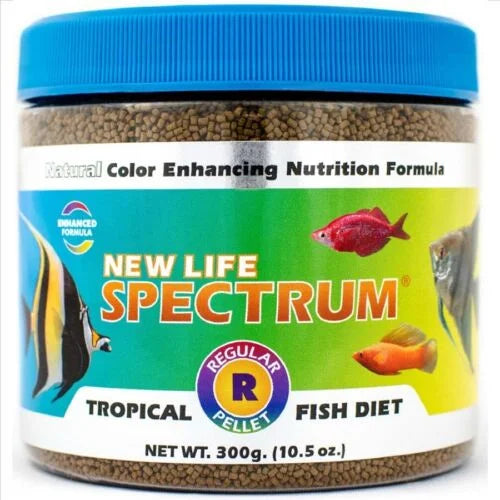New Life Spectrum Regular Tropical Fish Diet 300g - Sinking Pellet 1-1.5mm-1