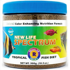 New Life Spectrum Regular Tropical Fish Diet 300g - Sinking Pellet 1-1.5mm-1