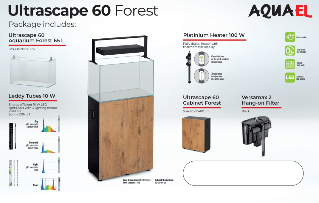 Aquael Ultrascape 60 Forrest Package-1
