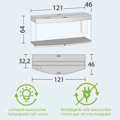 Juwel Vision 260 LED Aquarium White-9